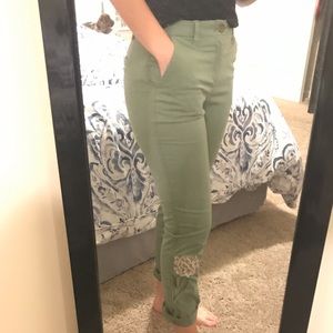 Embroidered GAP chinos